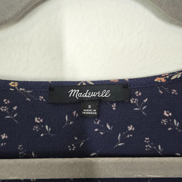 MADEWELL easy midi dress in spring fling Sz S - Picture 10 of 11